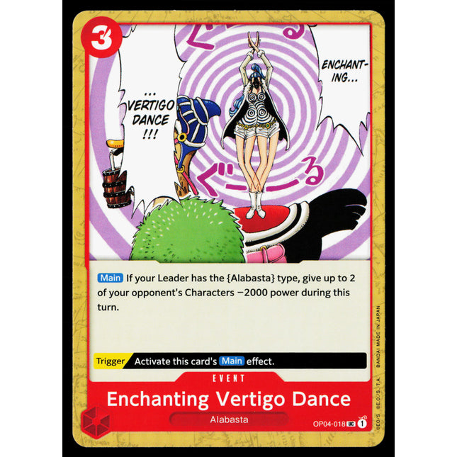 Enchanting Vertigo Dance - OP04-018 - NM - Uncommon - English OP04 - One Piece TCG