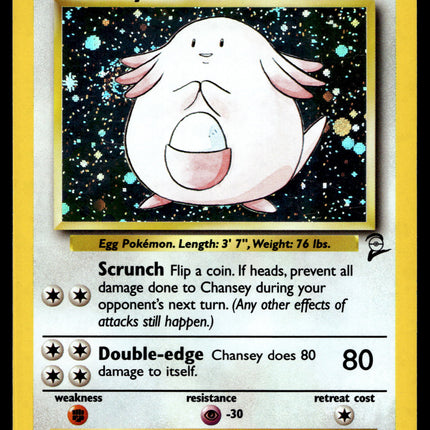 Chansey - 3/130 - NM - Holo - Base 2 - Pokemon - A9-83