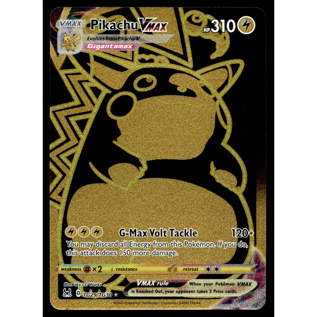 Pikachu Vmax - TG29/TG30 - NM - Secret Rare - Lost Origin - Pokemon - A7-27