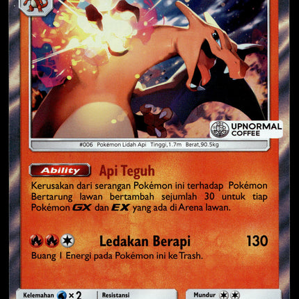 Charizard - 080/SM-P - PSA NM - Indonesian - Upnormal Coffee - Promo - Pokemon - A1-79