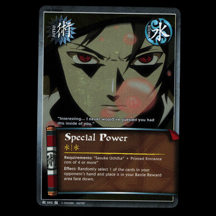 Special Power - 593 - NM - 1st Edition - Foil - Naruto CCG - D3-78