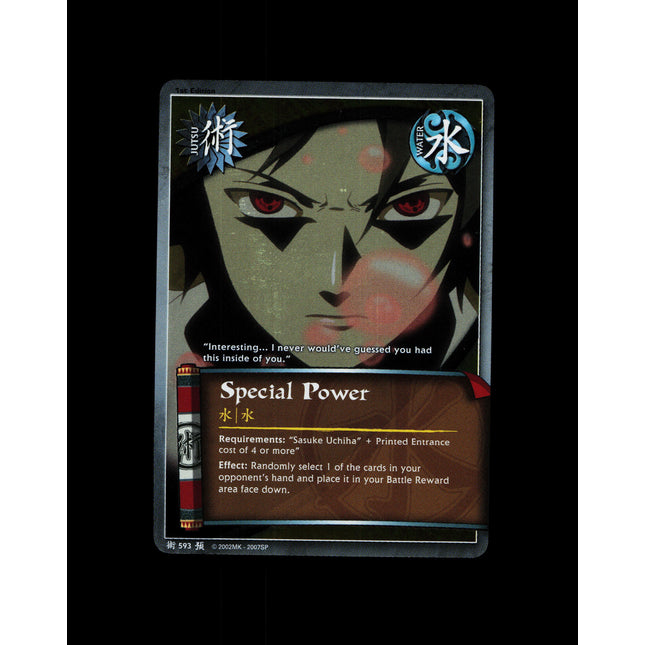 Special Power - 593 - NM - 1st Edition - Foil - Naruto CCG - D3-78