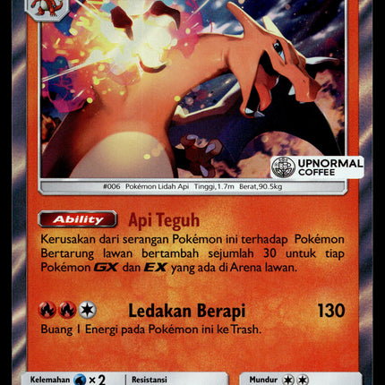 Charizard - 080/SM-P - PSA NM - Indonesian - Upnormal Coffee - Promo - Pokemon - A1-74