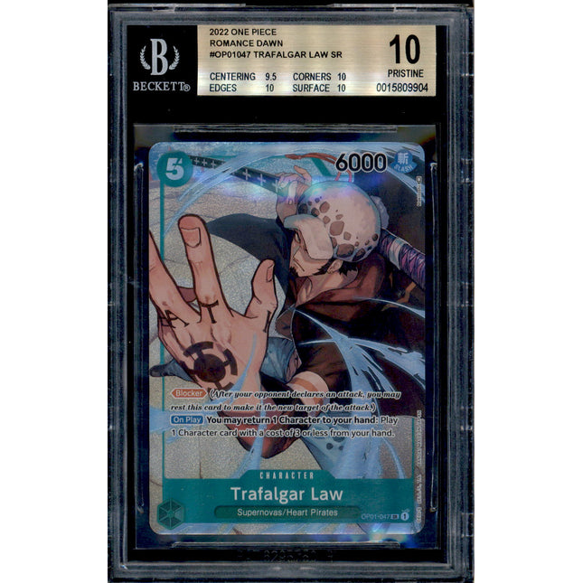 Trafalgar Law - OP01-047 - BGS 10 - Alt Art - Romance Dawn - One Piece - 09904