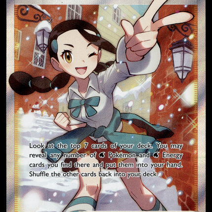 Candice - 189/195 - PSA NM - Full Art - Silver Tempest - Pokemon - A5-49