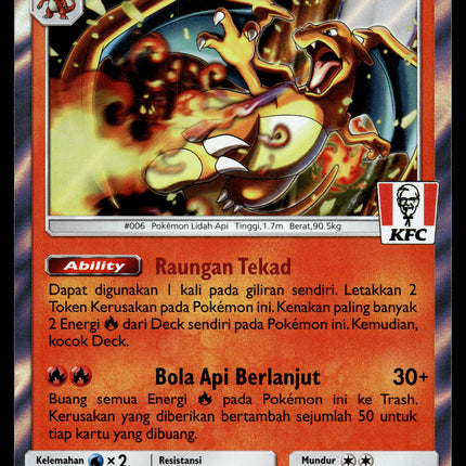 Charizard - 181/SM-P - PSA NM - Indonesian - KFC - Promo - Pokemon - A1-29