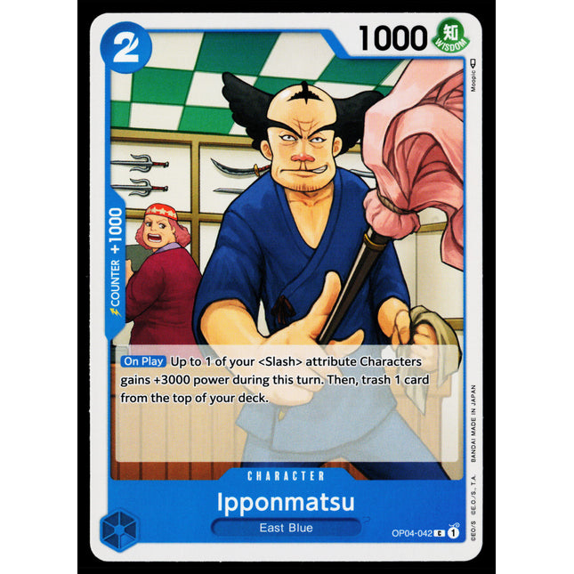 Ipponmatsu - OP04-042 - NM - Common - English OP04 - One Piece TCG