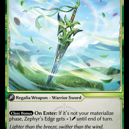 Zephyr's Edge - FTC EN-022 - x1 - R - NM - Non-Foil - Grand Archive TCG