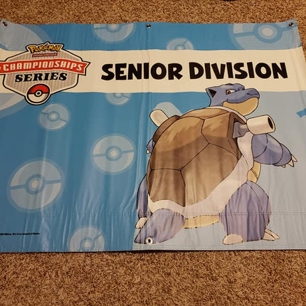 Blastoise - Pokemon Championship Series - Wide Senior Division Tarp Banner - 36"x48"