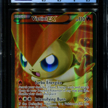 Victini EX - 131/135 - CGC 8.5 NM/Mint+ - Plasma Storm - 65352