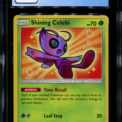 Shining Celebi - SM79 - CGC 8.5 - Black Star Promo - Shining Legends - Pokemon -  15138