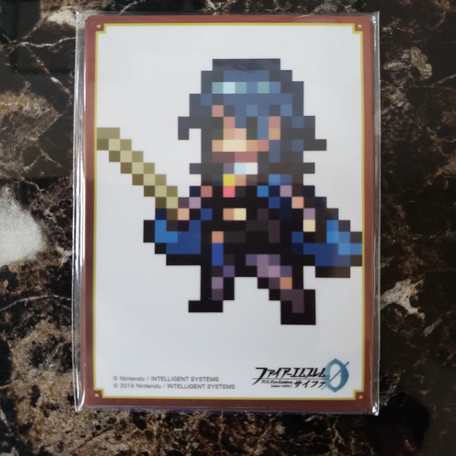 Lucina Chibi Pixel Sleeves - Fire Emblem Cipher - 5x Buy a box Sleeves - New